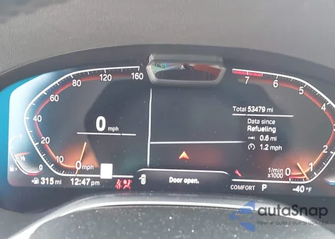 2020 BMW 740I z USA, uszkodzony, nr VIN WBA7T2C07LCD30198